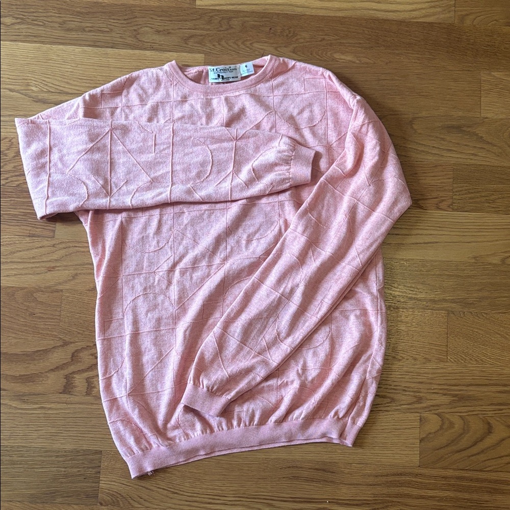 Vintage cashmere and cotton St. Croix sweater